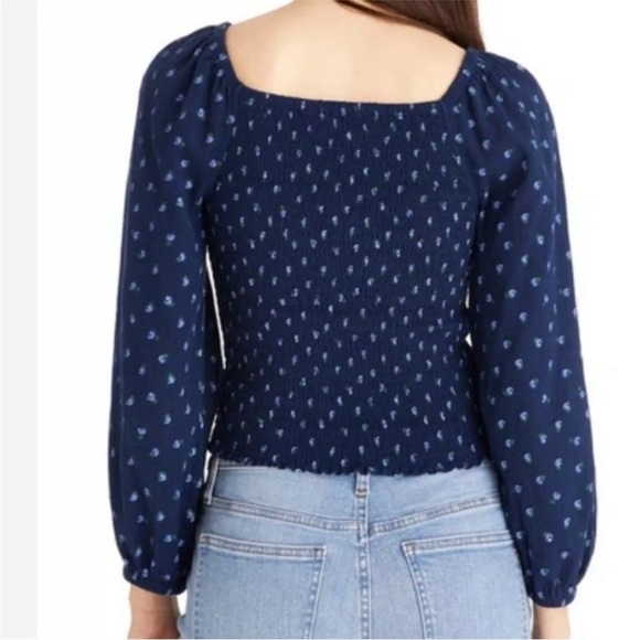 MADEWELL MILKMAID SMOCKED BALLOON SLEEVE TOP SIZE XXL COTTAGECORE NWT - Picture 3 of 10